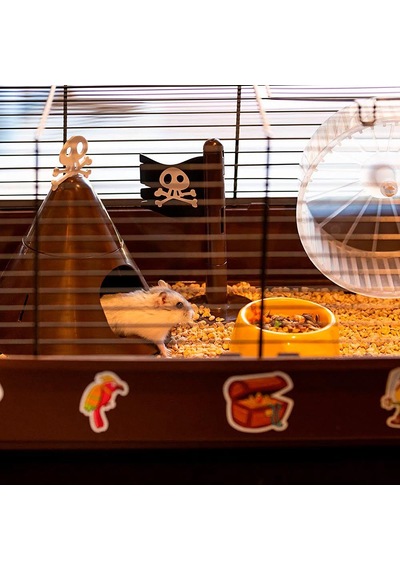 Ferplast Criceti 9 Hamster Kafesi Korsan Temalı