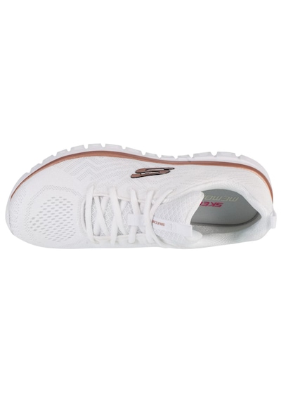 Skechers Graceful - Get Connected 12615-wtrg Kadın Spor Ayakkabı Beyaz Beyaz
