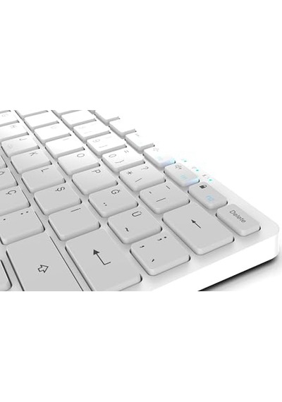 Rechargeable Smart Keyboard 150 Saat Kullanım Süresi Telefon Tablet Pc Tv Bt Cihazlarla Uyumlu Taşınabilir 10m Kulla