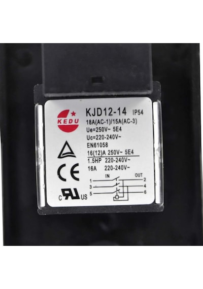Kedu Kjd 12-14 Şalter Switch 6 Pin 250 V (442697130)