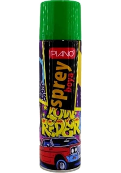 Piano Sprey Boya 200ml Yeşil - 2 Adet Çok Renkli