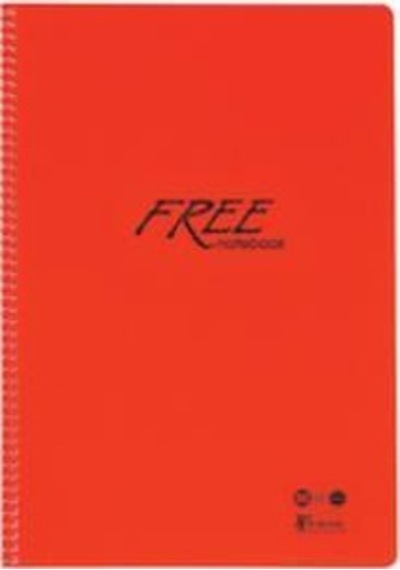 Keskin Color Free Defter A4 160 Yaprak Spiralli Plastik Kapak Çizgili 1 Adet