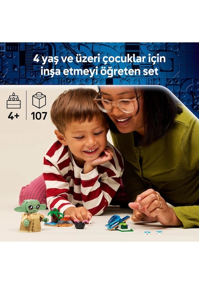 LEGO® Star Wars: The Mandalorian™ Grogu’nun Yuvası 75443-4 Yaş Üzeri Çocuklar için Figür İçeren Yaratıcı Oyuncak Yapım Seti (107P)