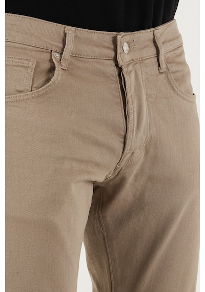 Buratti Streç Pamuklu Slim Fit Normal Bel Dar Paça Jeans Erkek Kot Pantolon 1115C24Napoli Bej Buratti Streç Pamuklu Slim Fit Normal Bel Dar Paça Jeans Erkek Kot Pantolon 1115C24Napoli Bej