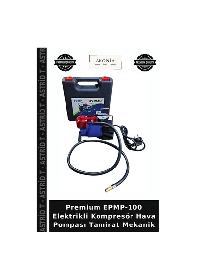 Premium Epmp-100 Elektrikli Kompresör Hava Pompası Tamirat Mekanik