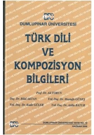 Türk Dili ve Kompozisyon Bilgileri 2.El