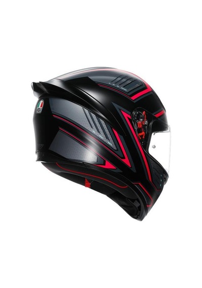 Agv Kask K1 S Slıng Matt Black Pınk Kask Renkli