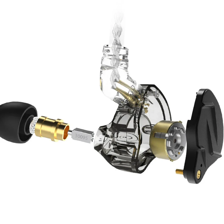 Kz Zsn Pro X Siyah Mikrofonlu 3.5mm Kulak İçi Hibrit Kulaklık Kz-zsn-pro-x-mıc-bk