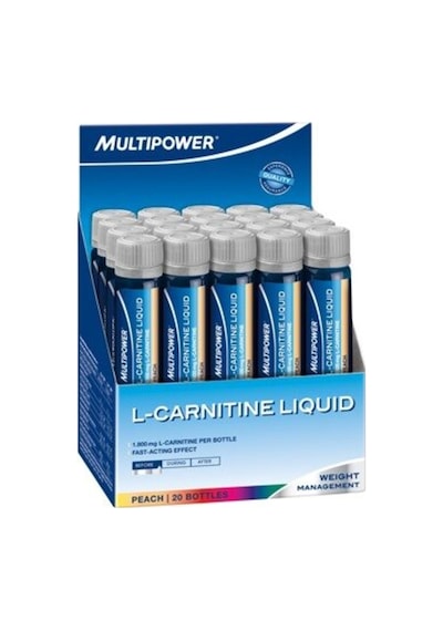 Multipower L-Carnitine Liquid Forte 1800 Mg 20 Ampül Şeftali