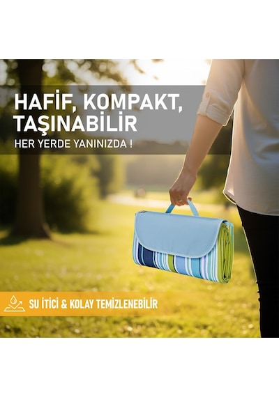 Haegs Piknik Örtüsü, Çanta Kamp Matı, Plaj Matı, Piknik Yer Örtüsü, Seyahat, Kamp, Outdoor, Park Çim Kum Tutma Çok Renkli