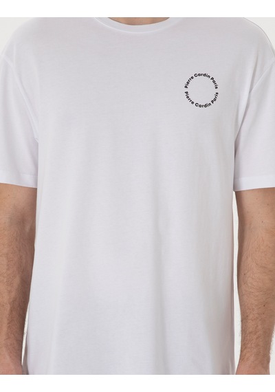 Pierre Cardin Erkek Beyaz Tişört 50310076-vr013 Beyaz