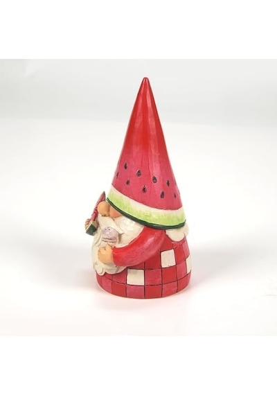 Jim Shore Heartwood Creek You're One İn A Melon Karpuz Cüce Figürin- Reçine El Boyalı Koleksiyon Dekoratif Figürler Ev Dekoru Heykel Raf Heykeli Ofis Koleksiyonu Hediye, 11,5 Cm