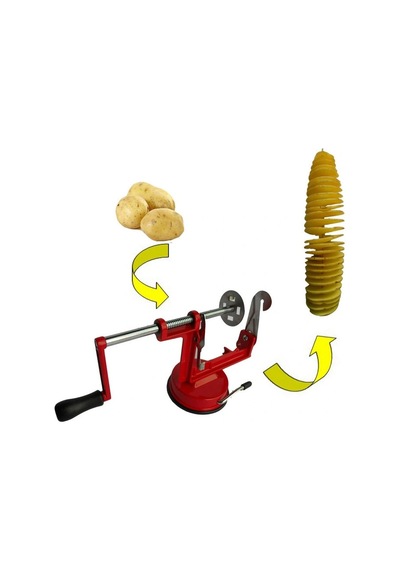 Spiral Patates Dilimleyici - Profesyonel Renkli