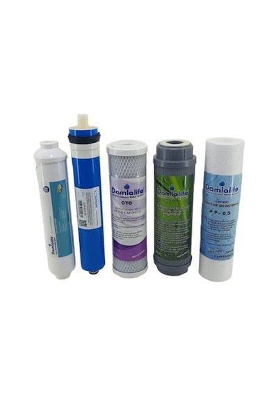 Damlalife Vontron Membranlı 10''Housıng 5 Li Filtre Seti