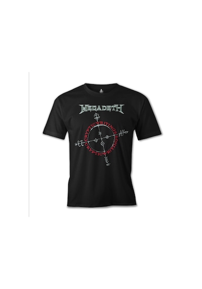 Megadeth - Cryptic Writings Siyah Erkek Tshirt 001