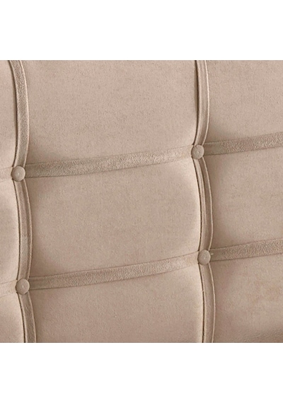 Nironyatak Polo Çift Kişilik Yatak Başlığı - 150 Cm Sütlü Kahve Kumaş Başlık