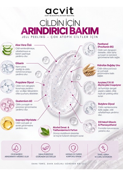 Atopik Ve Hassas Ciltler İçin Jel Peeling 100 ML