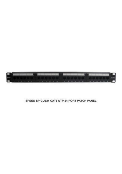 Speed Sp-Cu624 24 Port Cat6 Utp Patch Panel