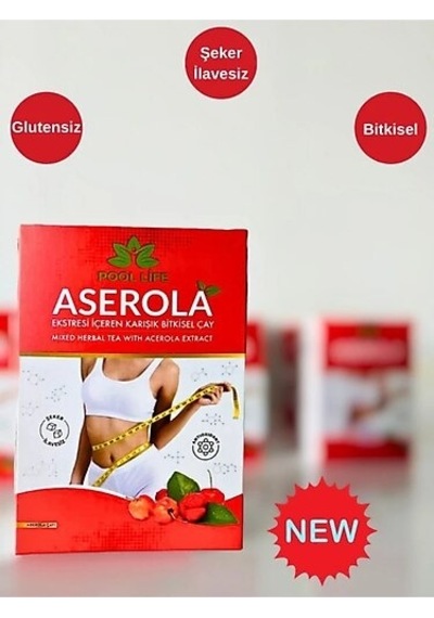 Pool Life Aserola Eki Içeren Karışık Bitki Çayı