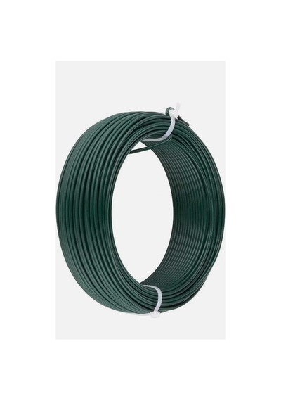 Pvc Kaplı Tel 2,5 Mm Çit Bağlantı Teli 1 Kg Yeşil - 770227494 Yeşil
