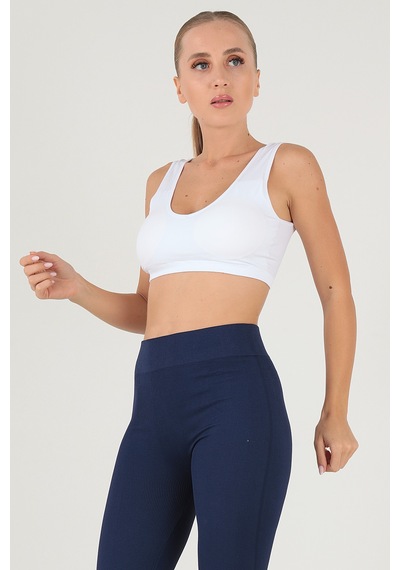Doremi Seamless Kaplı Spor Büstiyer Beyaz-s-m BEYAZ Beyaz