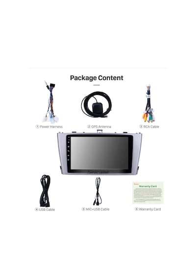 Toyota Avensıs 2009-2015 Multimedya Navigasyon Usb Kamera Carplayer 4 Ram Uyumlu