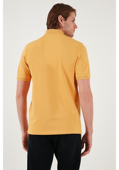 Buratti Pamuklu Regular Fit Yarım Fermuarlı Erkek Polo Yaka T Shirt 5901029 Hardal Buratti Pamuklu Regular Fit Yarım Fermuarlı Erkek Polo Yaka T Shirt 5901029 Hardal