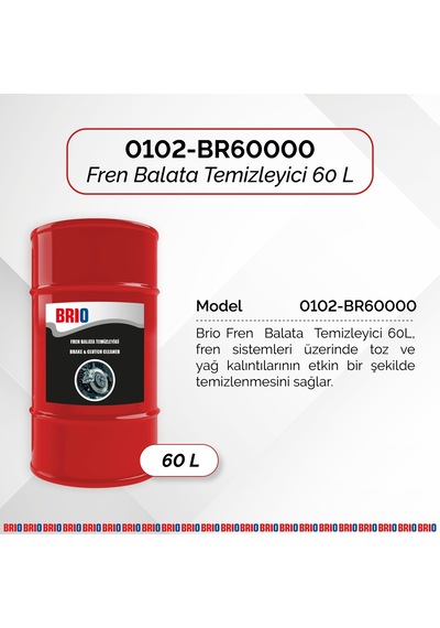 Brio Fren Balata Temizleyici 60 L