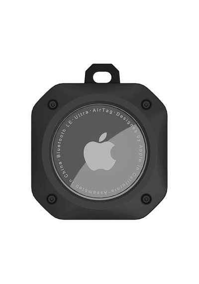Lexroo Buff Tagsafe Proshield Taşınabilir Anahtarlık Airtag Uyumlu Kılıf Black Standart