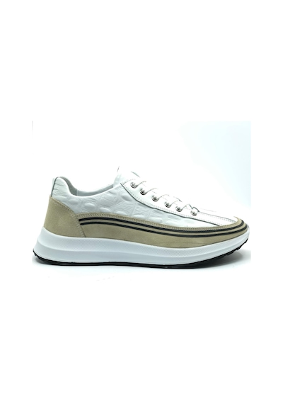 Dropland 9141 Hakiki Deri Erkek Casual Ayakkabı Beyaz