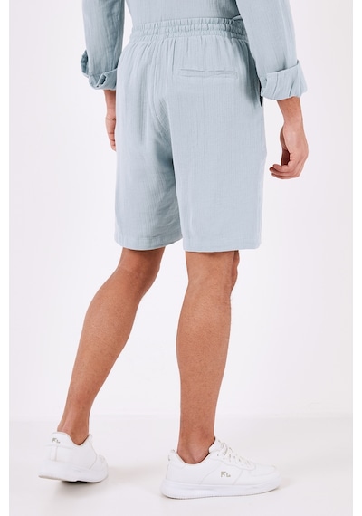 Buratti Erkek Short Cf24S657802 Aqua Açık Mavi