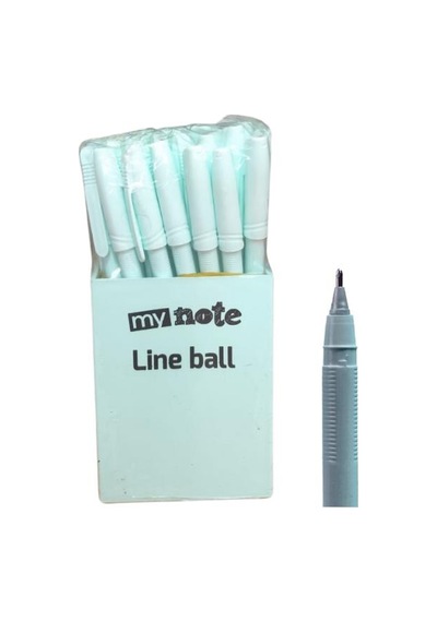 Mynote Line Ball 50'li Pp Kutu Pastel Yeşil Yeşil