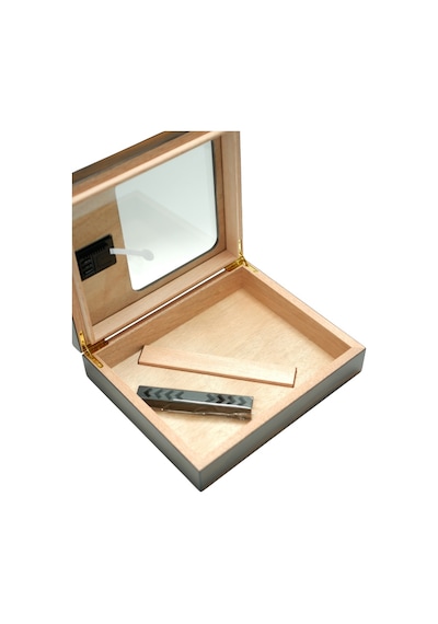 Premiumquality San Telmo Kahverengi Sedir Humidor Puro Kutusu - Tr9632