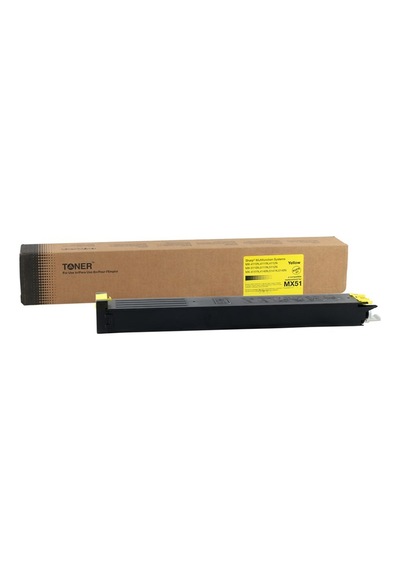 Sharp MX-51GTYA Smart Sarı Toner MX-4110-4111-4112-4140-5110-5112