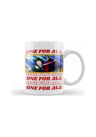 One For All My Hero Academia Kupa Bardak Porselen No21052 Karışık
