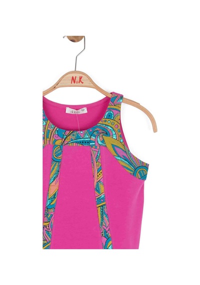 Kız Çocuk Boho Bluz Nk-31342 Fuşya