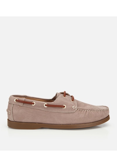 Hotiç Erkek Nubuk Deri Bej Bağcık Detaylı Günlük Loafer 02ayh319740a300 02ayh319740a300