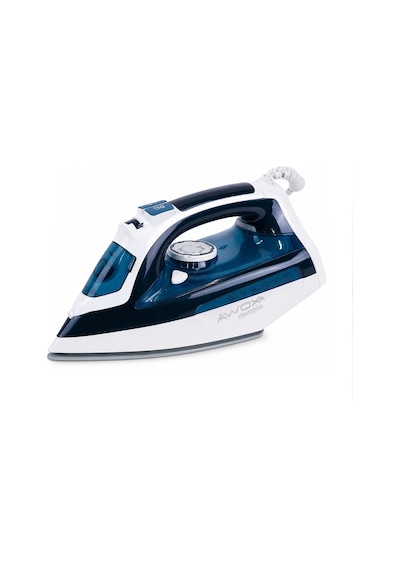 Ers Koyu Mavi - Beyaz Buharlı Ütü Seramik Taban - 360 Hareketli Kablo - Buhar Ayarlama 2100w Steamplus-1716
