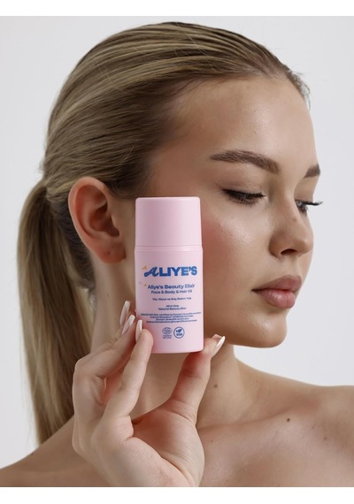Aliye's Beauty Elixir Gece Bakım Yağı Yüz, Vücut Ve Saç İçin Ecocert Cosmos Organik Sertifikalı & Vegan Onarıcı Bitkisel Yağ Karışımı 50 Ml