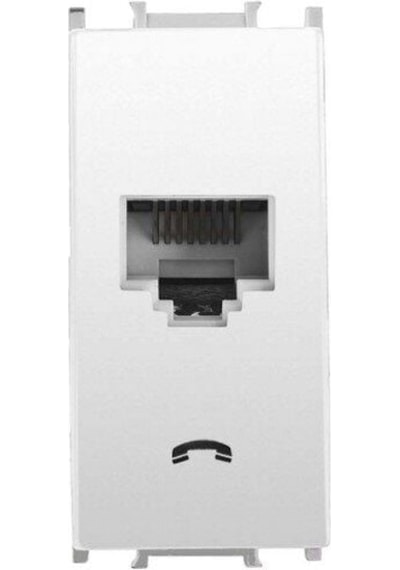 Panasonic Modüler Opak Beyaz Nümeris Telefon Prizi Cat-3 Altlık+kapak 1m - Wvtt14024wh-tr