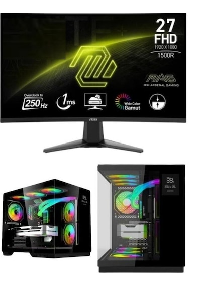 Ramtech GRANDE R7-7800X3D 32 GB 1 TB M.2 NVMe SSD 12 GB RTX4070 Free Dos Masaüstü Oyuncu Bilgisayarı