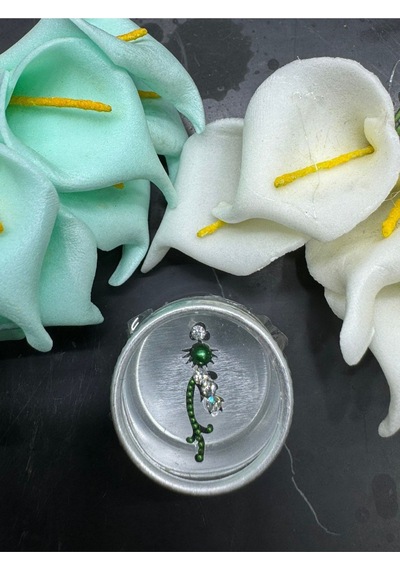 Yüz Taşı Face Gems Yapışkan Burun Parmak Hızma Model2 Çok Renkli