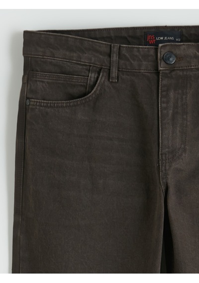 Lcw Jeans Kahverengi 700 Straight Fit Erkek Jean Pantolon