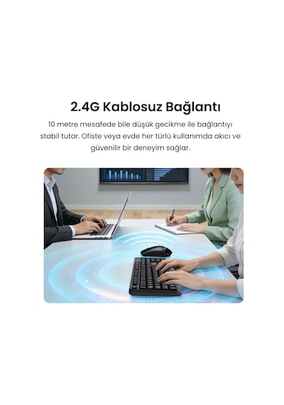 Veggieg Mk700 2.4ghz Kablosuz Multimedia Türkçe Q Klavye Mouse Seti Optik