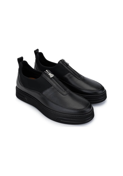 Rossi Erkek Deri & Tekstil Siyah Casual Ayakkabı 668 1292k Erk Ayk Sk24-25 Nero Siyah