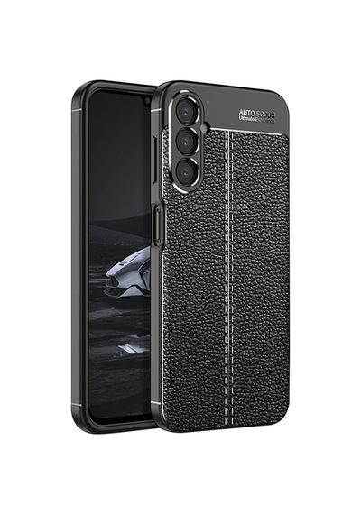 Samsung Galaxy Uyumlu A24 Kılıf Lens Koruma Deri Görünümlü Silikon Kapak Samsung Galaxy Uyumlu A24 Kılıf Lens Koruma Deri Görünümlü Silikon Kapak