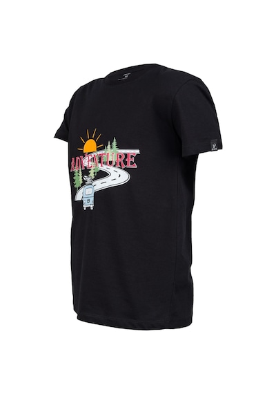 2as Aja Çocuk Baskılı T-shirt 223 Siyah