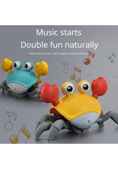 Dans Eden Yengeç Çocuk Erken Eğitim Müzik Oyuncaklar Emekleme İnteraktif Kaçış B