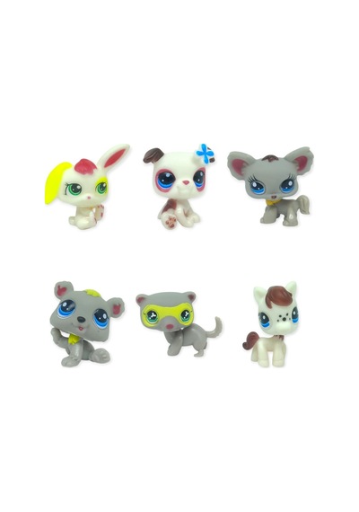 Pet Star Little 6'lı Sevimli Hayvanlar Figür Seti - 4 Lisinya