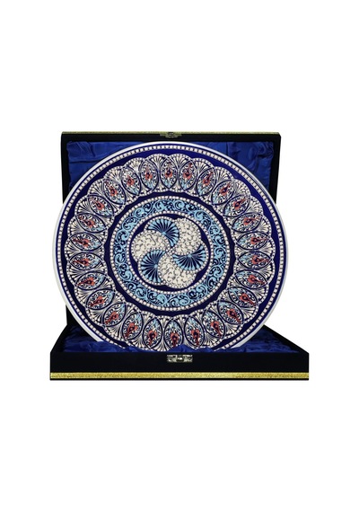 E38 El İşçiliği Çini Tabak 30 Cm - 6650